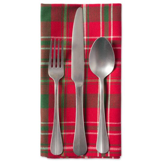 DII® Tartan Holly Plaid Napkin Set, 6ct.
